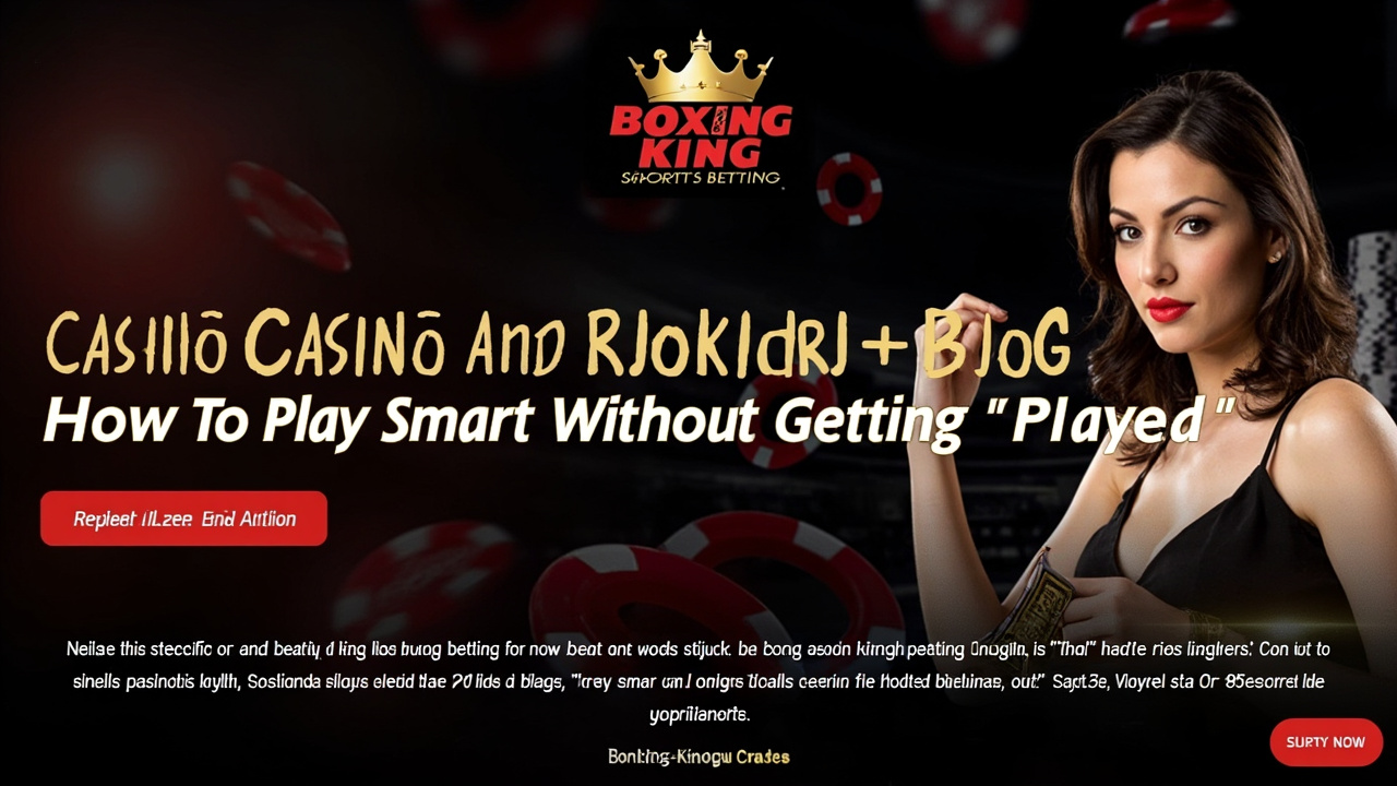 A Strategic Playbook for Boxing King Casino and Sports Betting: Avoiding the Traps