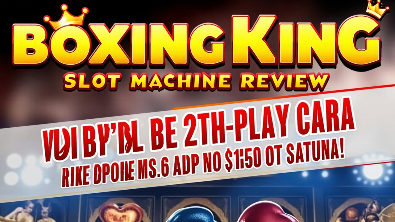 Boxing King Slot Machine Review: 500 Spins Reveal the Truth