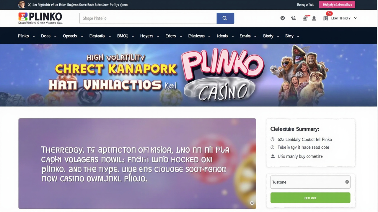 Why High‑Volatility Plinko With Micro‑Stakes Is the Smartest Way to Chase Big Multipliers Without Blowing Your Budget