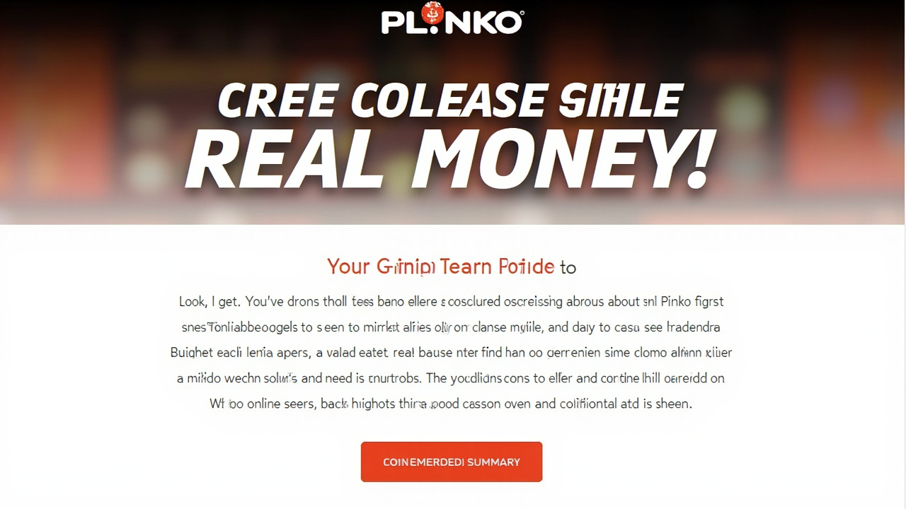 Online Casino Plinko Game Real Money: Everything You Need to Know Before You Drop Your Cash